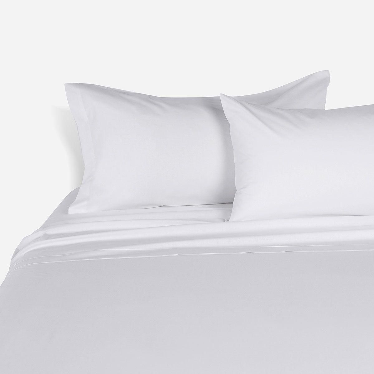 Sábana Rosen 144 Hilos Lisa Blanca 2 Plazas-2