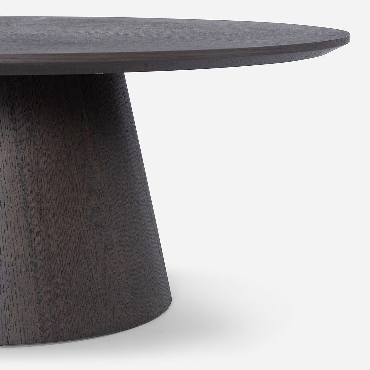 Mesa de Centro Rosen Rauma Circular 100 x 40 cm Ceniza-2