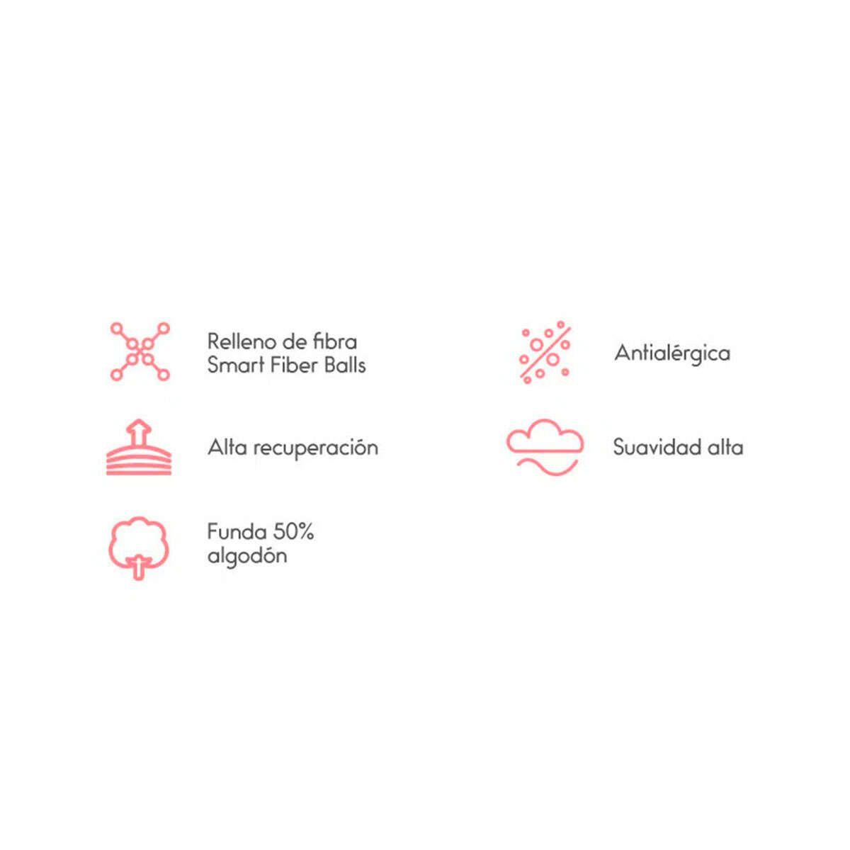 Almohada Rosen Fibra Plus Americana 50x70 cm-1