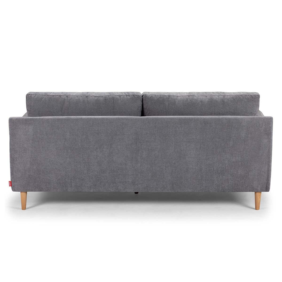 Sofá Rosen Wigmore 3 Cuerpos Tela Gris-4