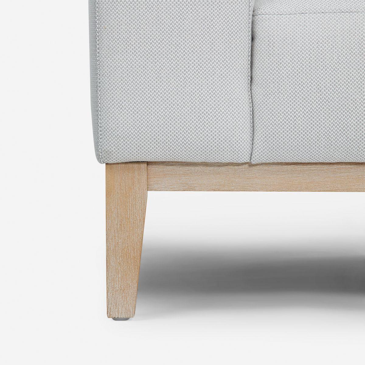 Sofá Rosen Bergen 2 Cuerpos Tela Gris Perla-6