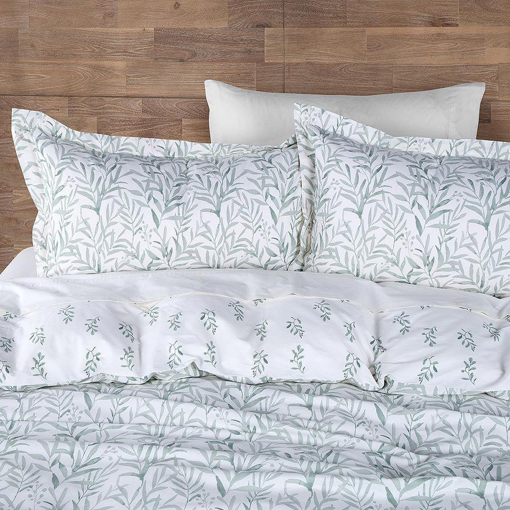 Funda Plumón Algodón Reversible Estampada Capri King-3