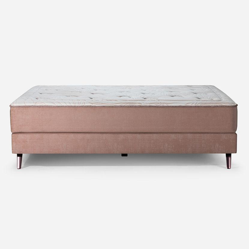 Box Spring Somnus 2 Plazas 150 X 200 Cm Base Dividida Rose-3