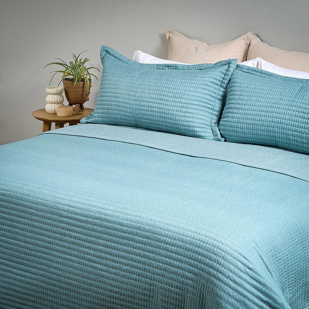 Cobertor Supersoft Verde Melange 2 Plazas-2