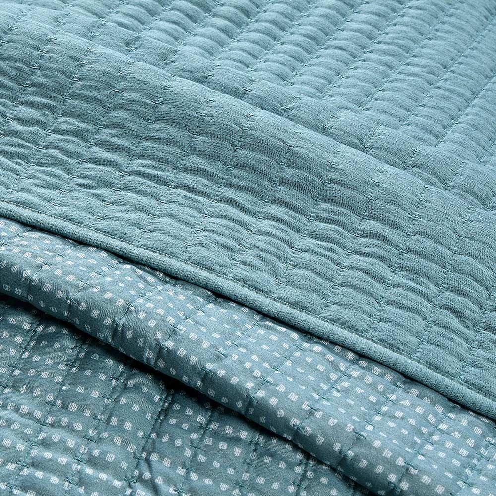 Cobertor Supersoft Verde Melange 2 Plazas-3