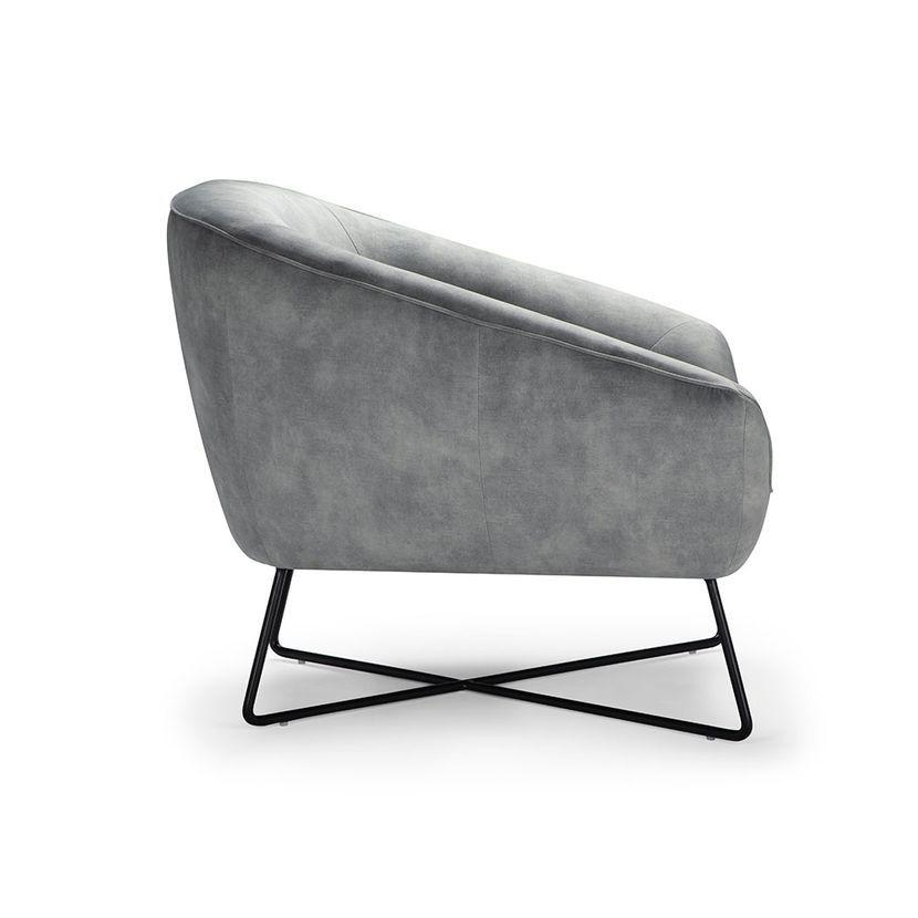 Poltrona Rosen Enmore Tela Gris-2