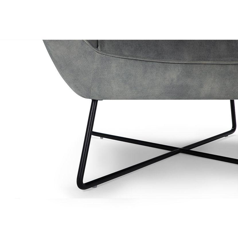 Poltrona Rosen Enmore Tela Gris-6