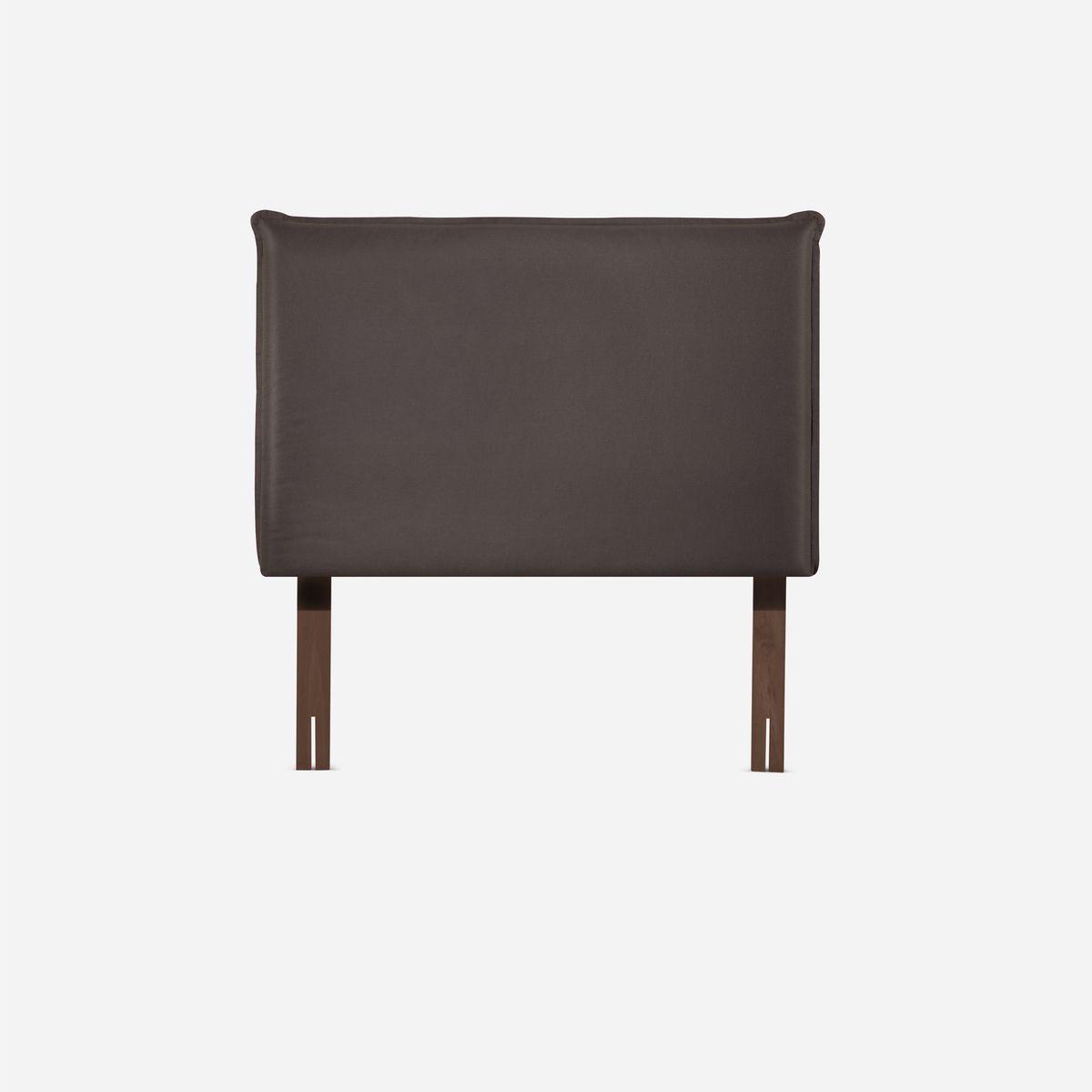 Diván Cama Pratta 1,5 Plazas + Respaldo Maurice Chocolate-4