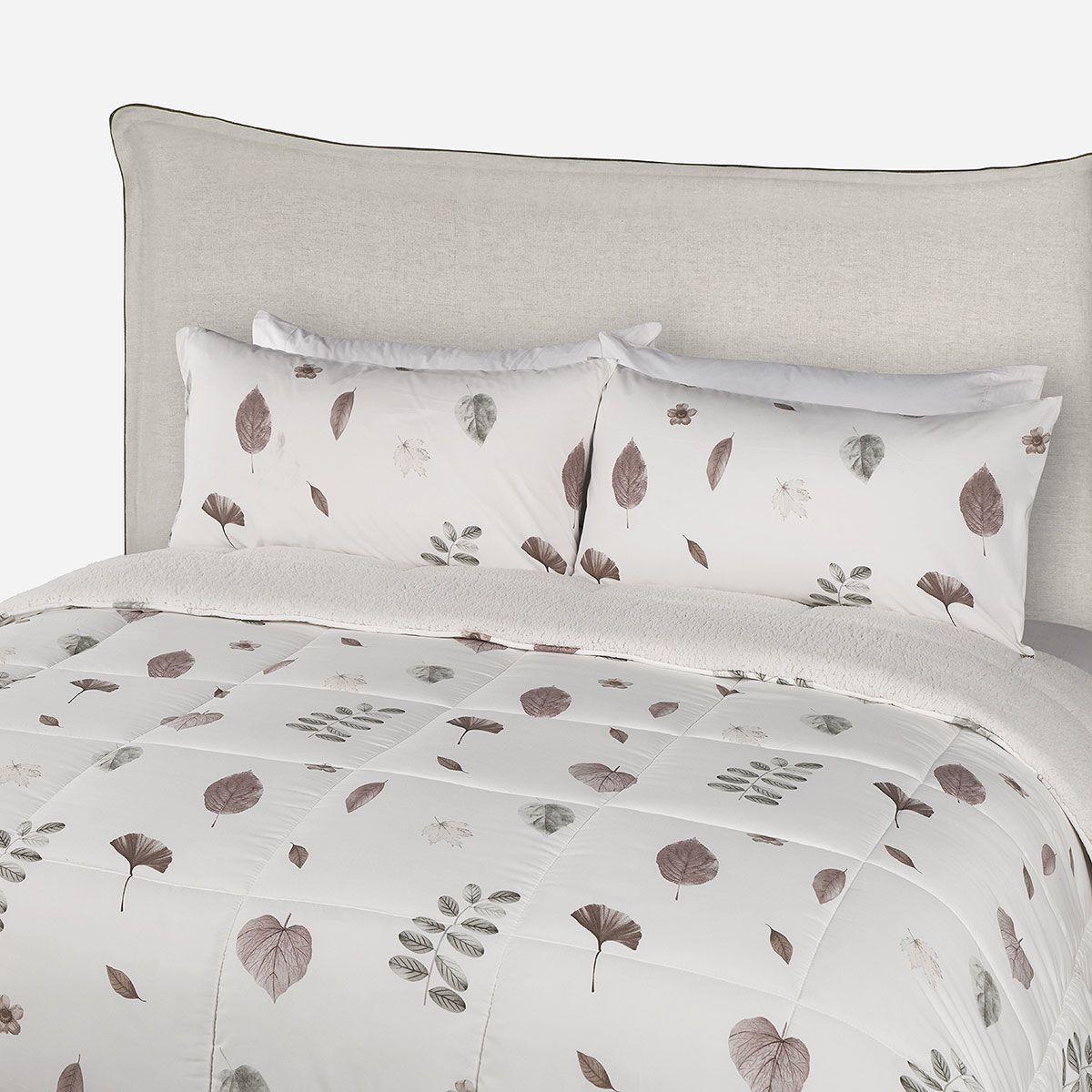 Plumón Sherpa Alaska Blair Blanco Súper King-2