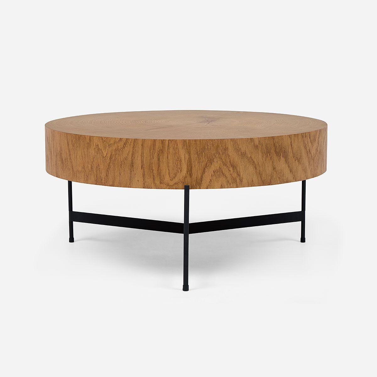 Mesa de Centro Sembe 78,2 x 78,2 cm Café/Negro-0