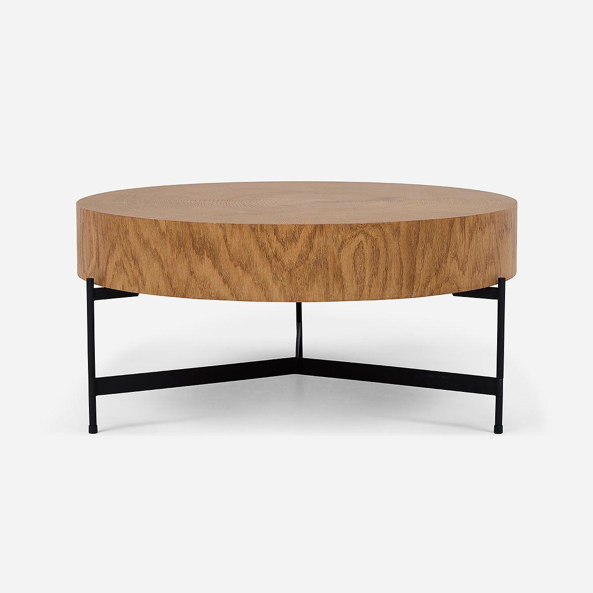 Mesa de Centro Sembe 78,2 x 78,2 cm Café/Negro-1
