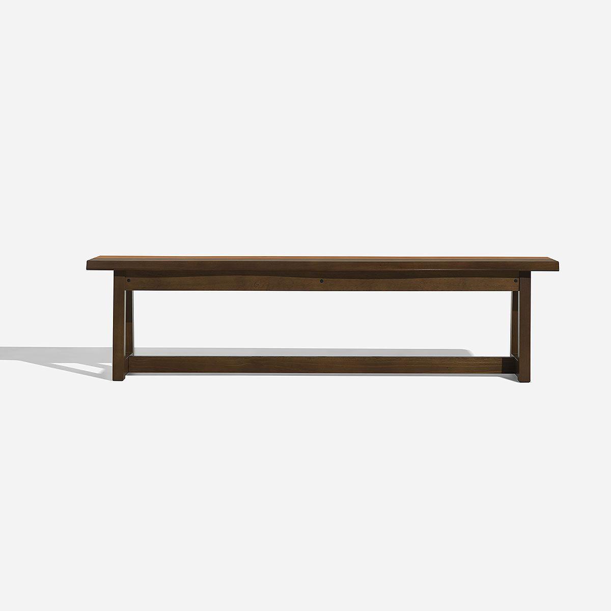 Juego Comedor de Terraza Myrtos 2 Banquetas Bicolor Café-4