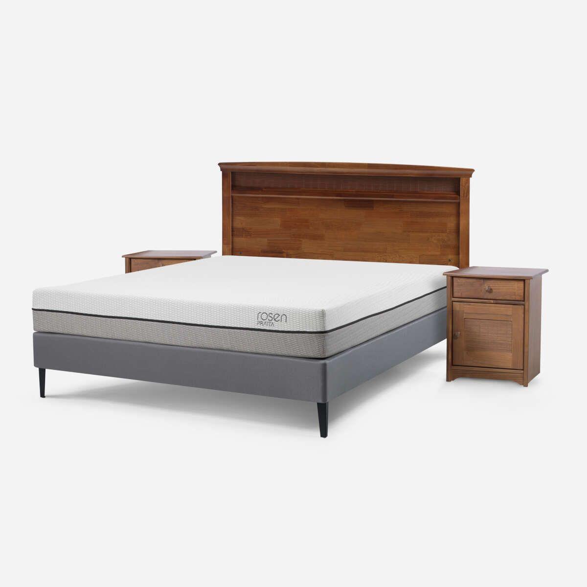 Cama Pratta 2 Plazas + Muebles Veneto-2