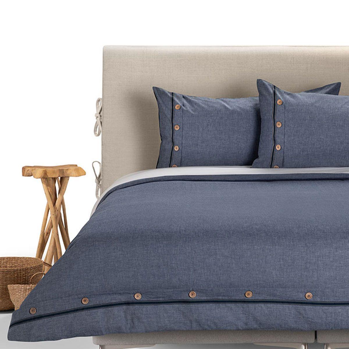 Funda Plumón Rosen Algodón Pure New Lanin 2 Plazas Denim-4