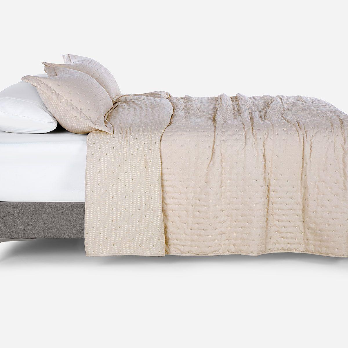 Cubrecama Reversible Supersoft Arena Súper King-2