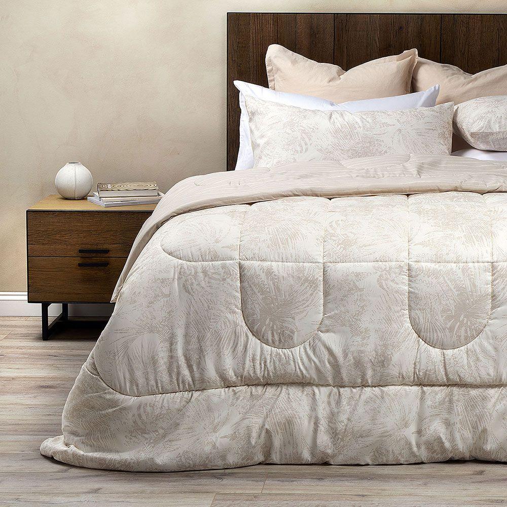Plumón Reversible Soft Touch Amelia Beige Súper King-2
