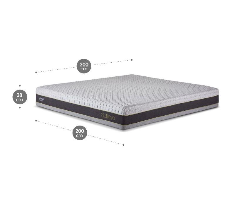 Colchón Rosen Technogel New Sollievo Super King 200 X 200 Cm-1