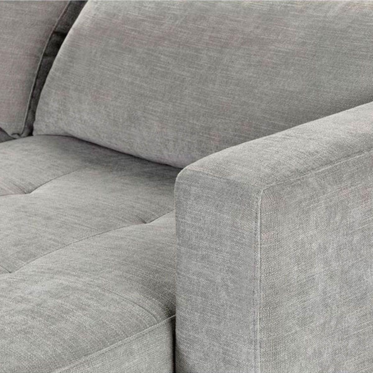 Sofá Seccional Rosen Copeland Derecho Tela Gris-5