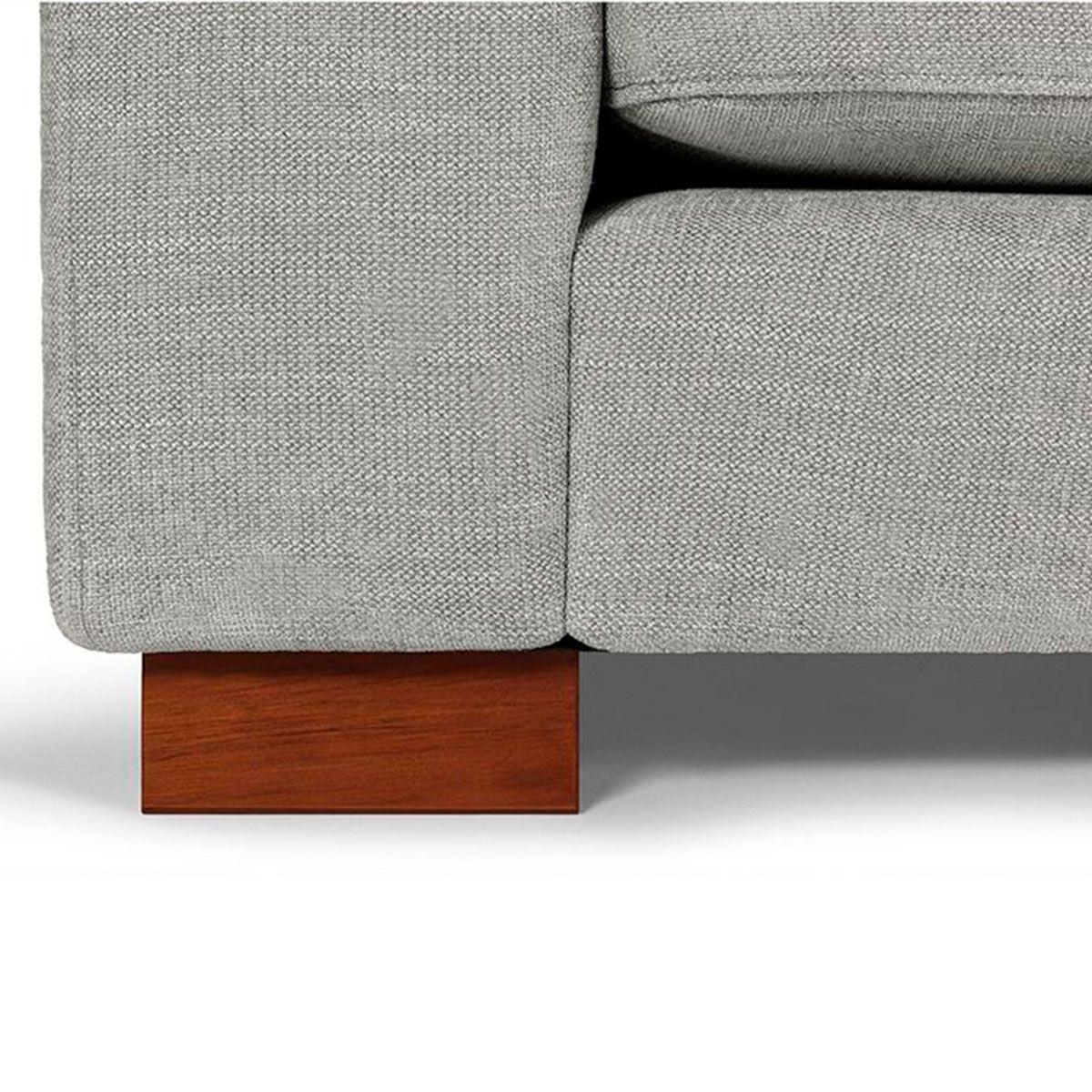 Sofá Seccional Rosen Copeland Derecho Tela Gris-6