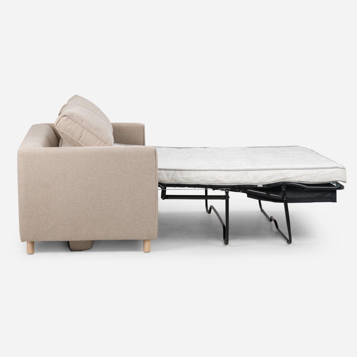 Sofa Cama Rosen Lido 3 Cuerpos Tela Latte-2