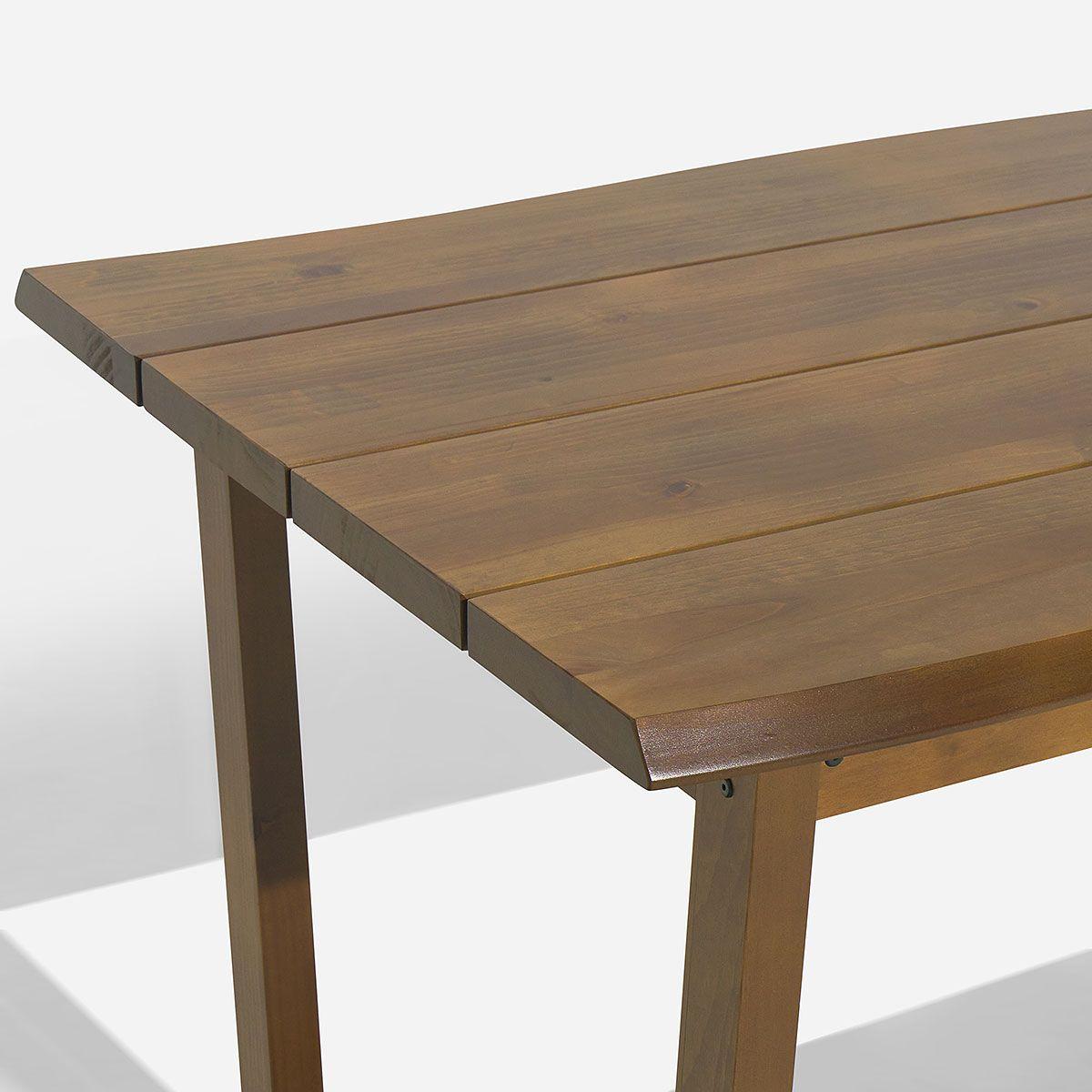 Mesa de Comedor Myrtos Unicolor Curva 4 a 6 Personas-2