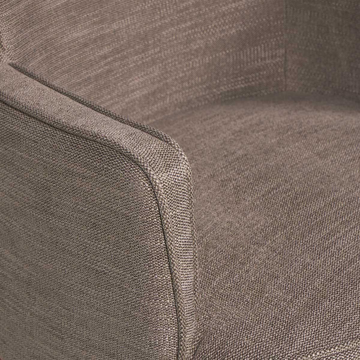 Set 2 Poltronas Rosen Emily Tela Taupe-5