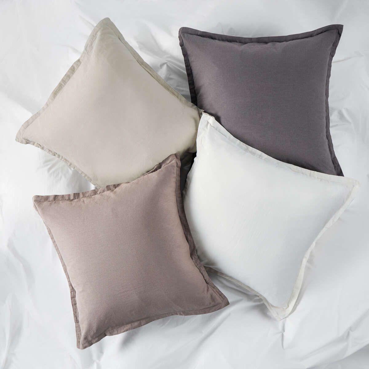 Cojín Pure Lino-Algodón 65 x 65 cm Beige-3