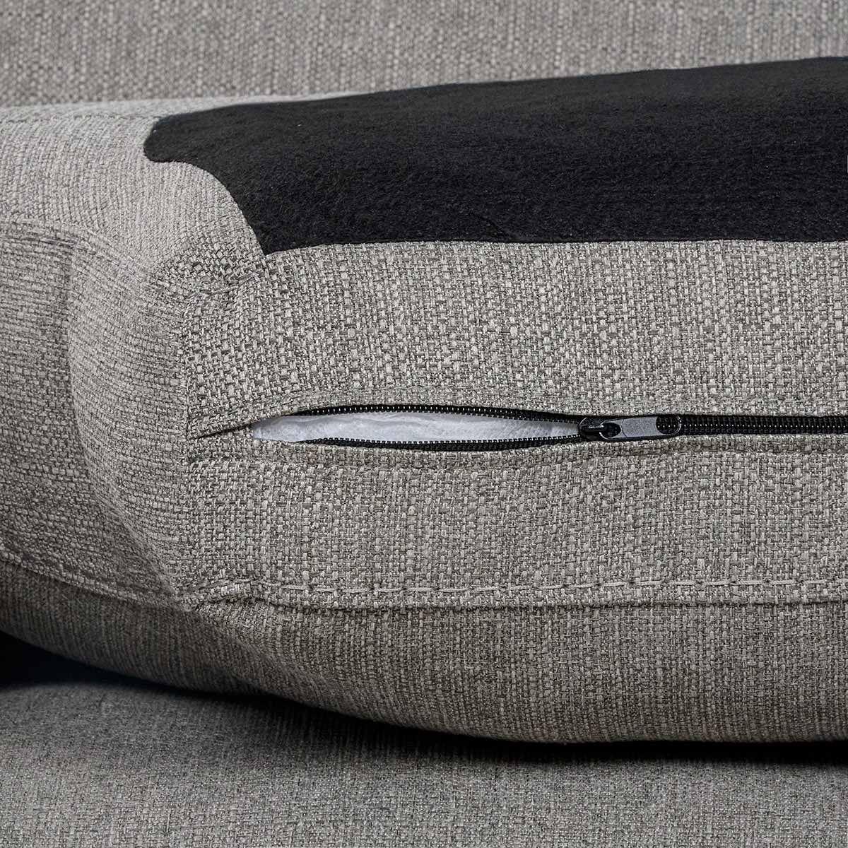 Sofá Rosen Bolonia 2,5 Cuerpos Tela Gris-5