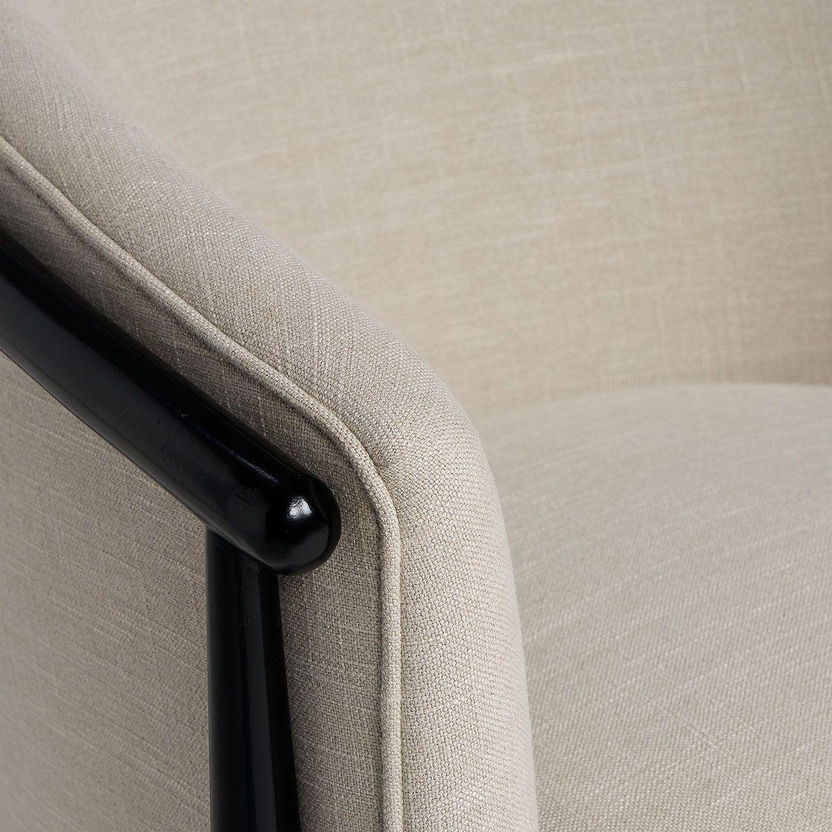 Poltrona Rosen Luton Tela Beige-4