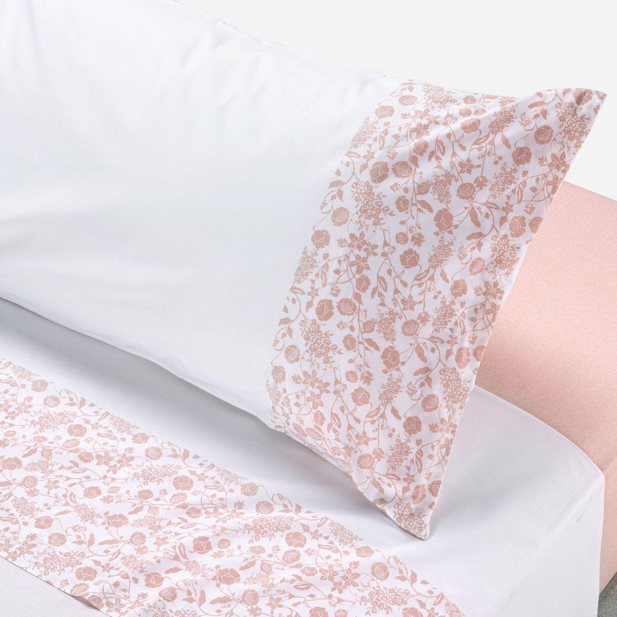 Sábana Rosen 180 Hilos Guarda King Rosas-0