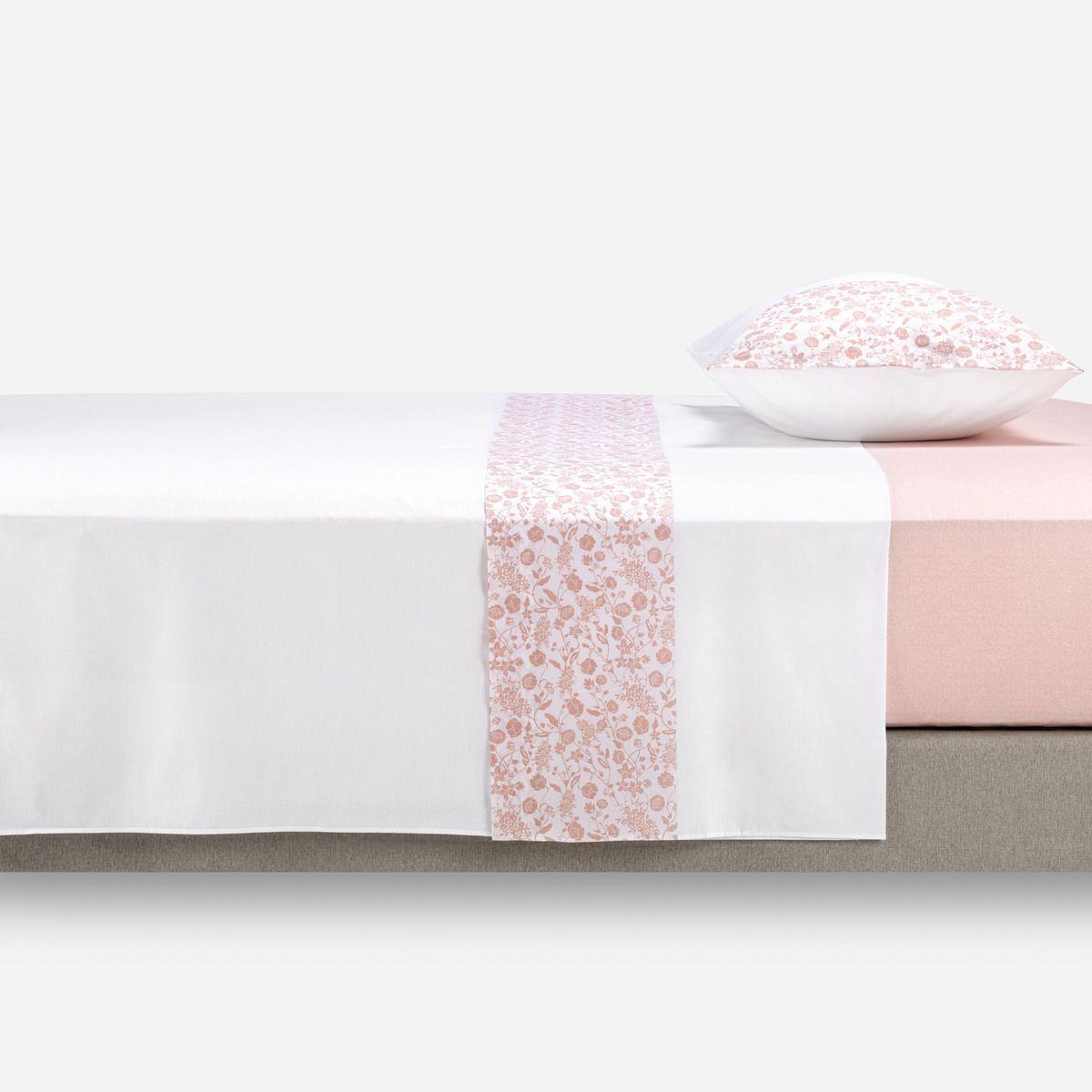 Sábana Rosen 180 Hilos Guarda King Rosas-1