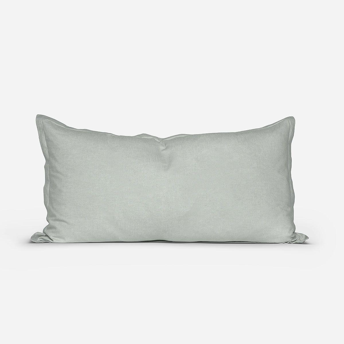 Cojín Pure Lino-Algodón 85 x 45 cm Verde Salvia-0