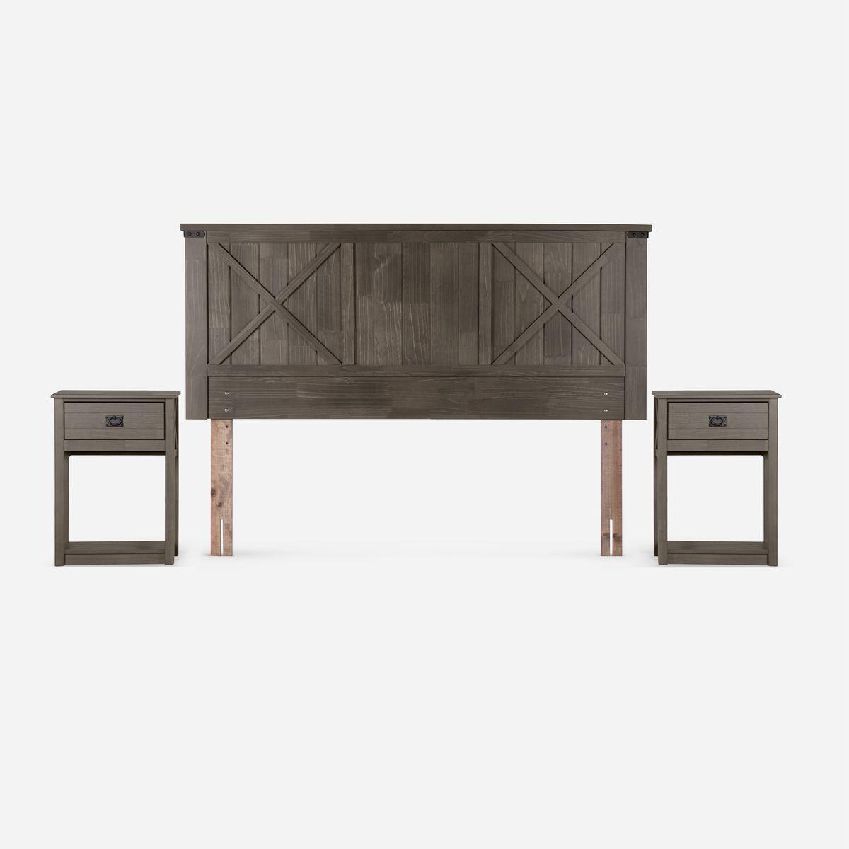 Cama Europea Rosen Autonomy Land 2 Plazas + Muebles Ray-1