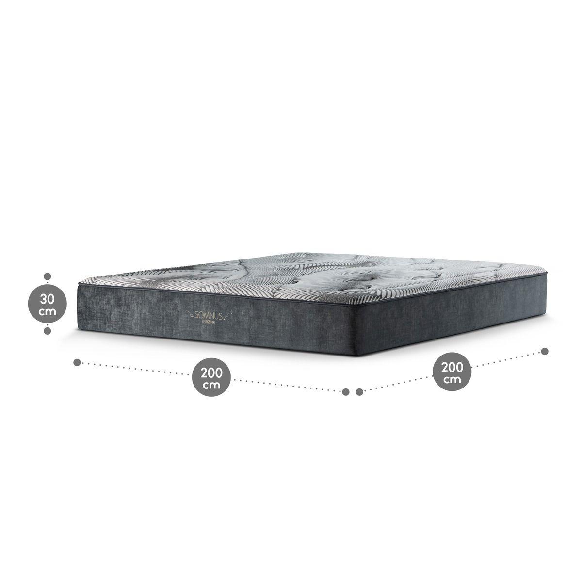 Colchón Rosen Somnus Super King 200 X 200 Cm Pierre-1