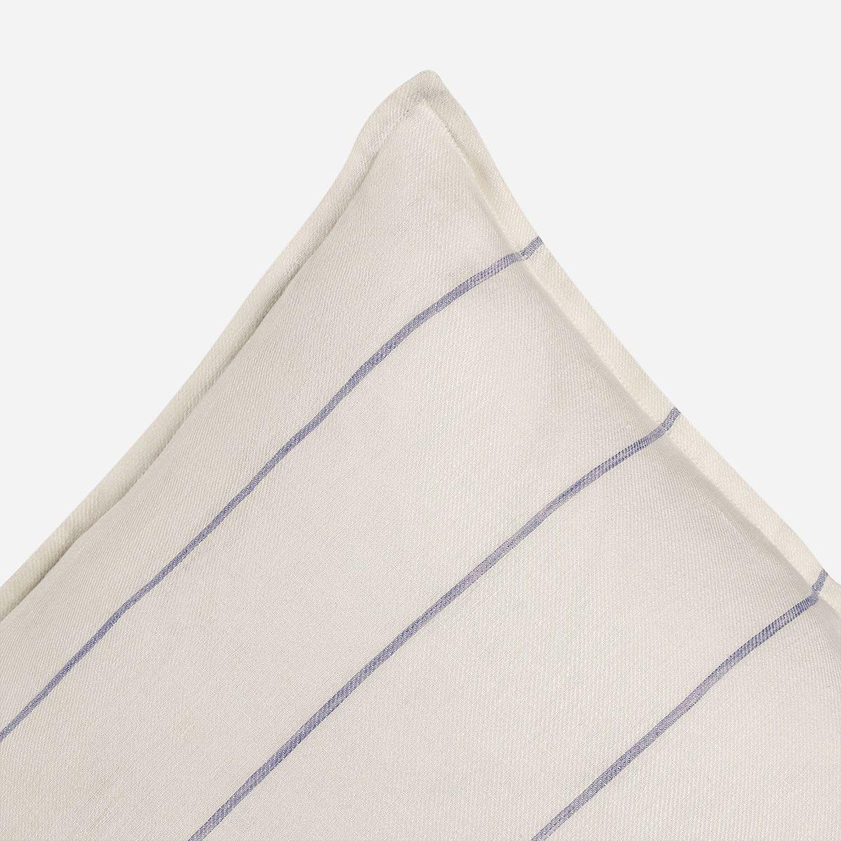 Funda de Cojín Lino Cadiz 50 x 50 cm Lineas Beige-2