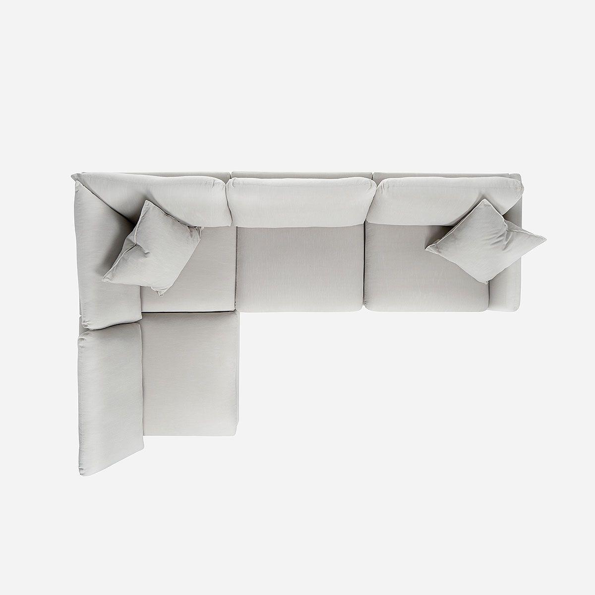 Sofá Seccional Rosen Zagreb Izquierdo Tela Beige-2