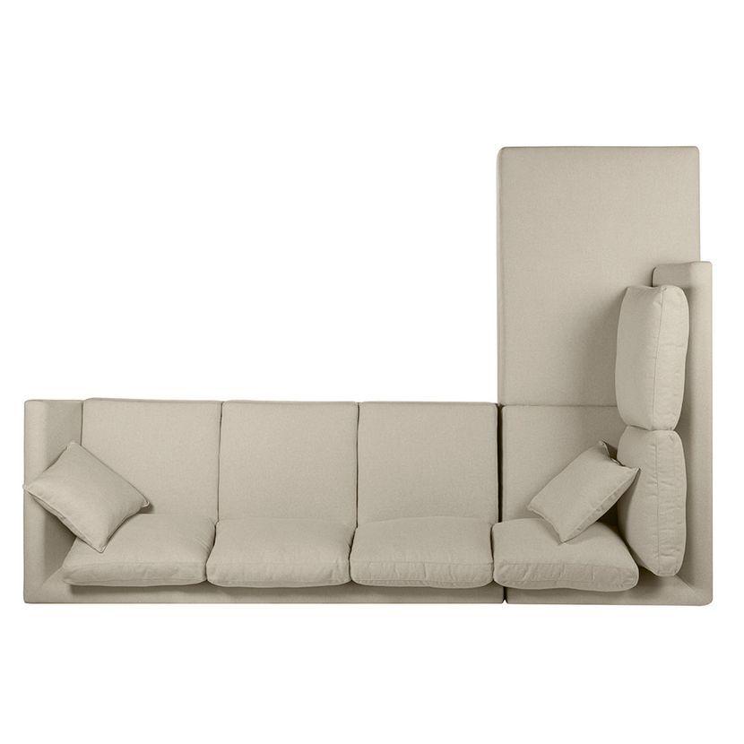 Sofá Seccional Rosen Carter Izquierdo Color Beige-3
