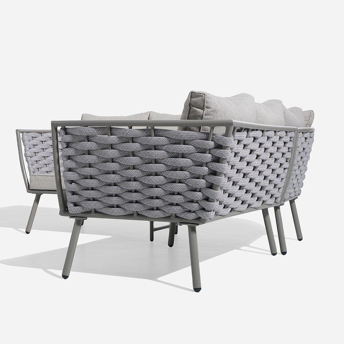 Set Seccional de Terraza Fernetti 3 Piezas Der. Gris-6