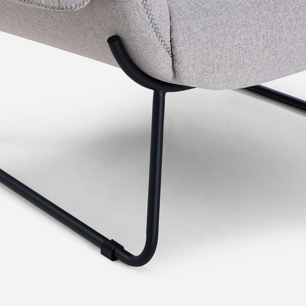 Poltrona Rosen Ross Tela Gris-4