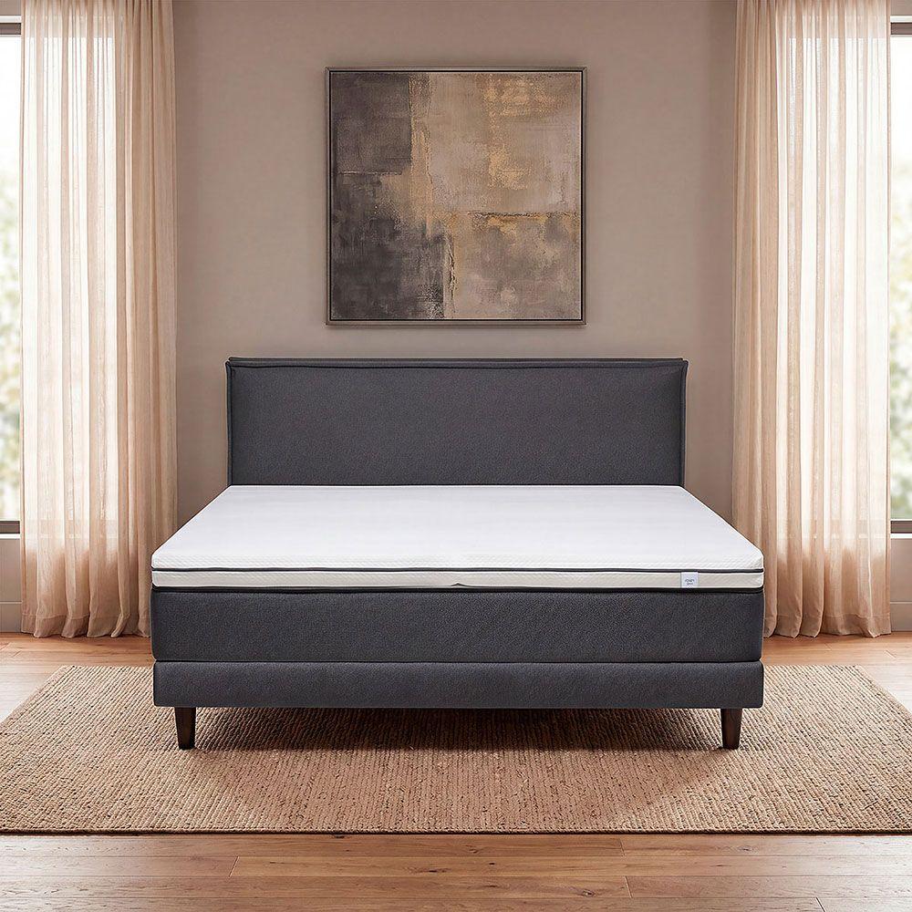 Cama Europea Adaptis Medium King + Respaldo-7