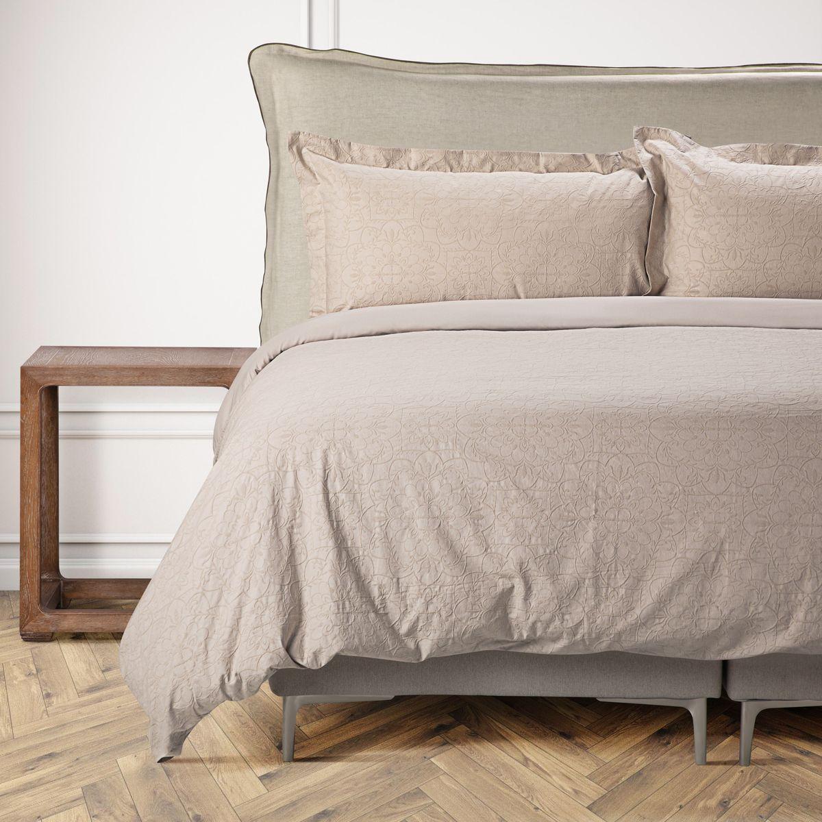 Funda Plumón Rosen Algodón Timeless Isabel 2 Plazas Arena-1