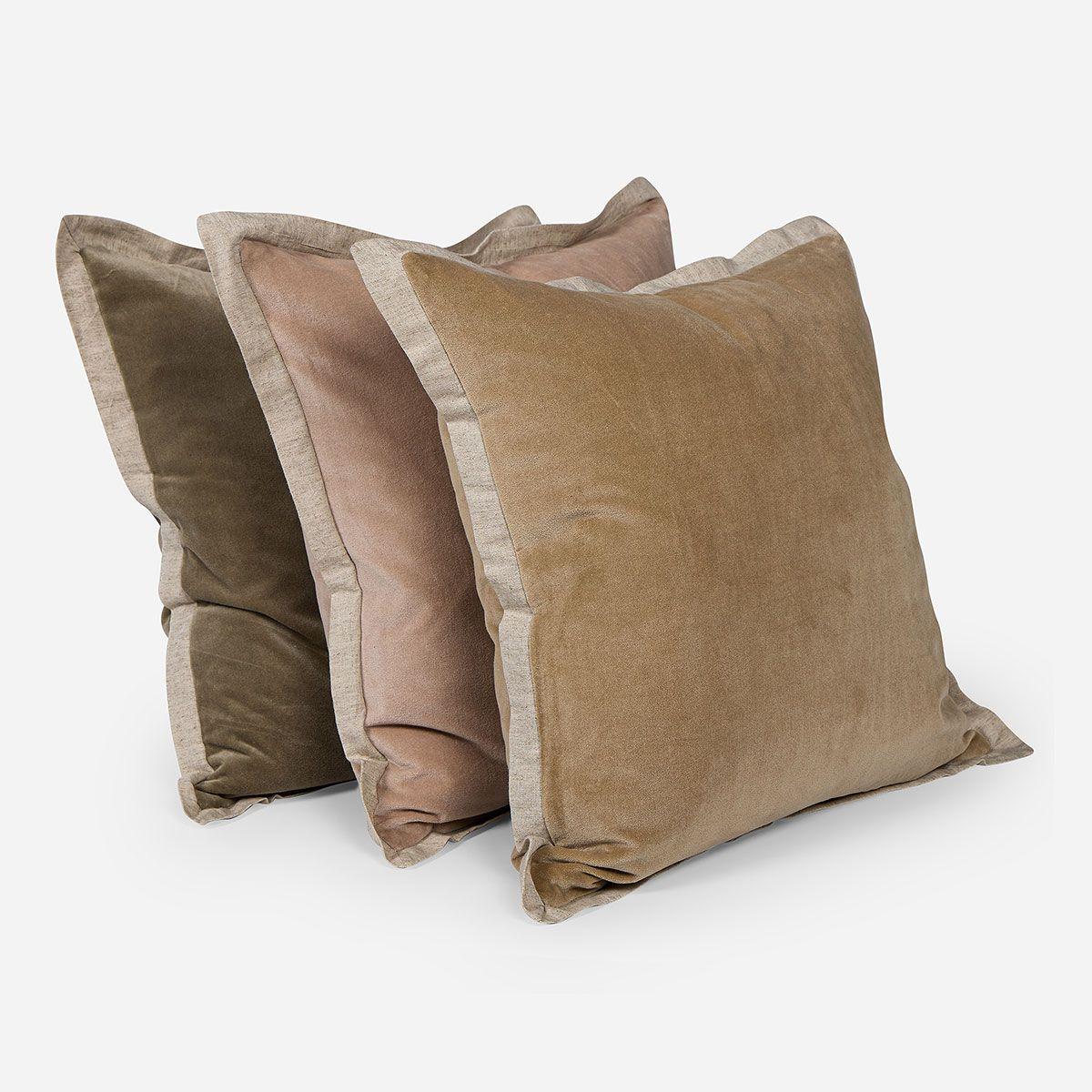 Funda de Cojín Velvet 50 x 50 cm Beige-3