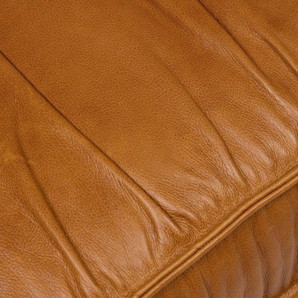Sofá Turin 3,5 Cuerpos Cuero Caramelo-8
