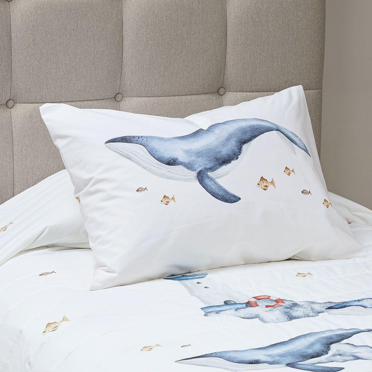 Cubrecama Ballenas 1.5 Plazas-2