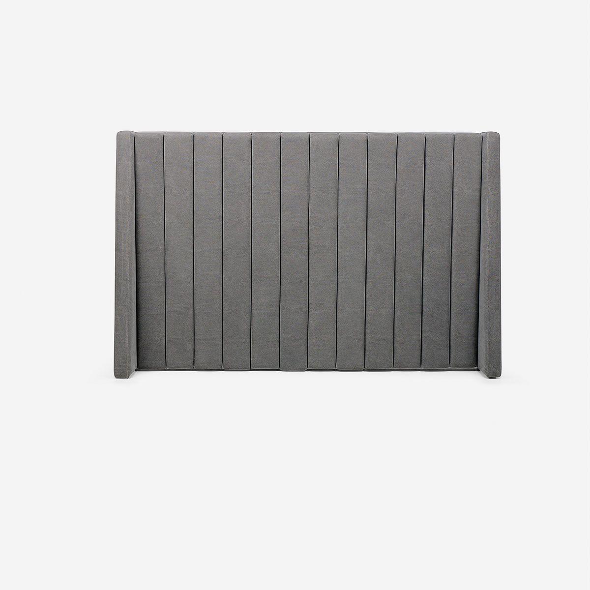 Respaldo New Brickell Tela Super King Color Acero-1