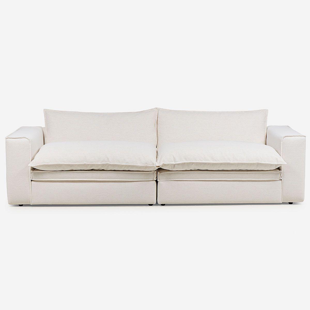 Sofá Modular Tizimin Tela Crudo Talla L-1