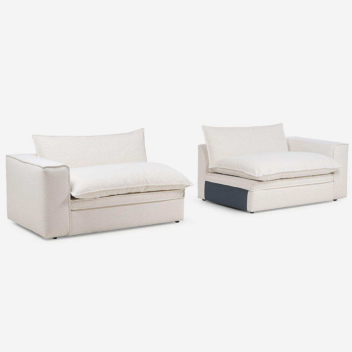 Sofá Modular Tizimin Tela Crudo Talla L-4