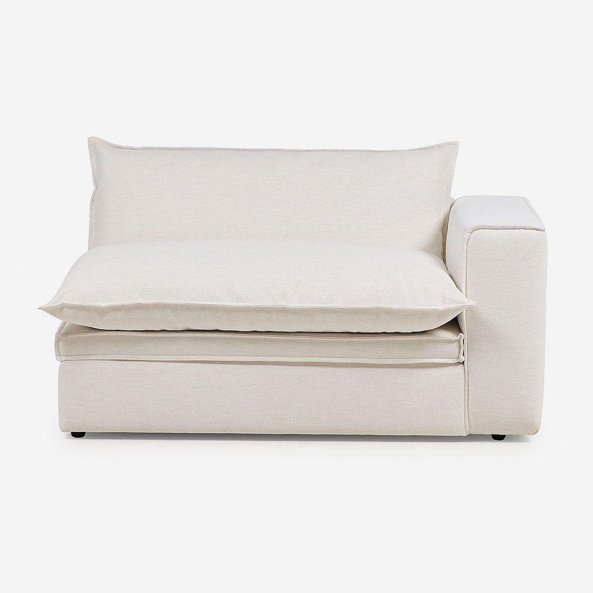 Sofá Modular Tizimin Tela Crudo Talla L-5