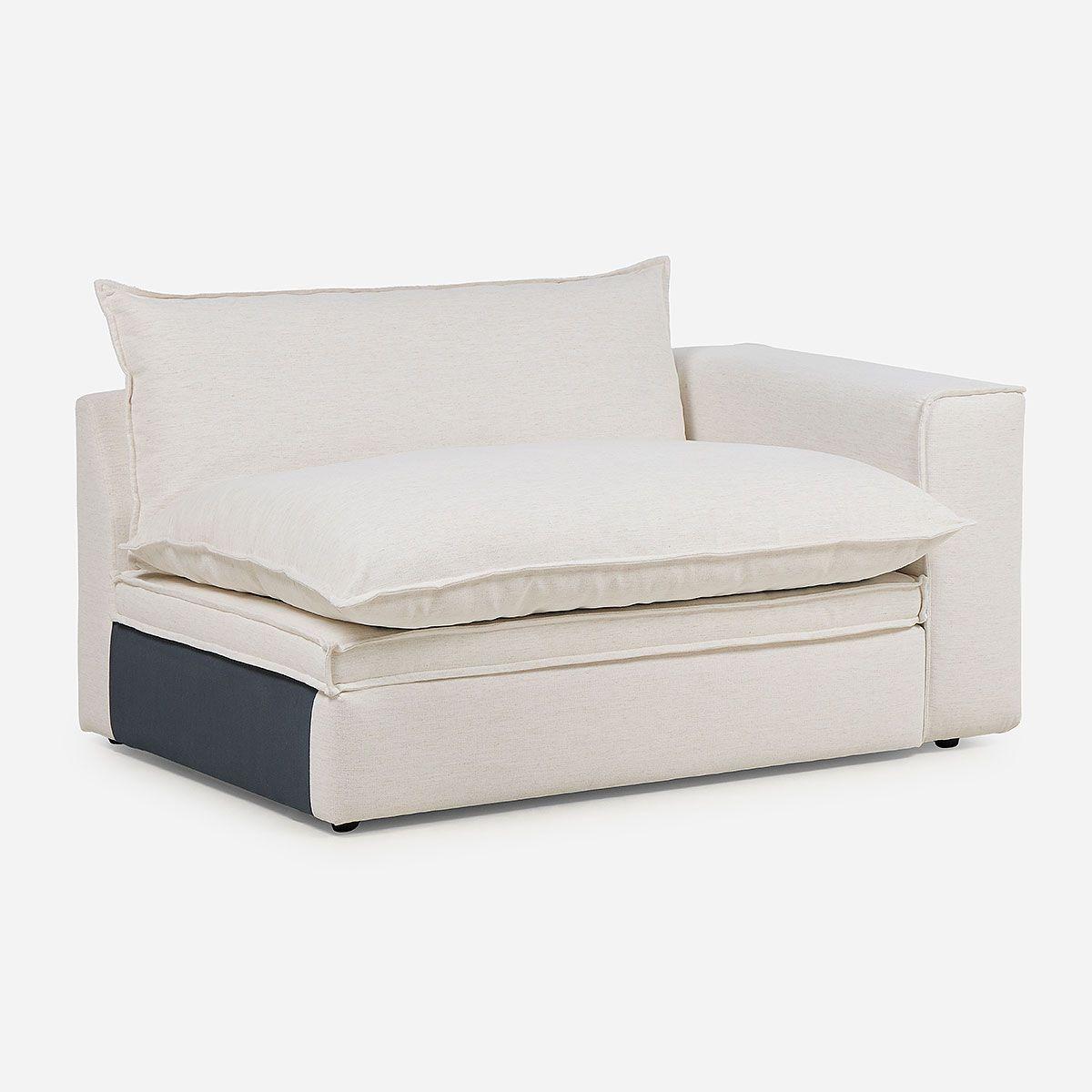 Sofá Modular Tizimin Tela Crudo Talla L-7