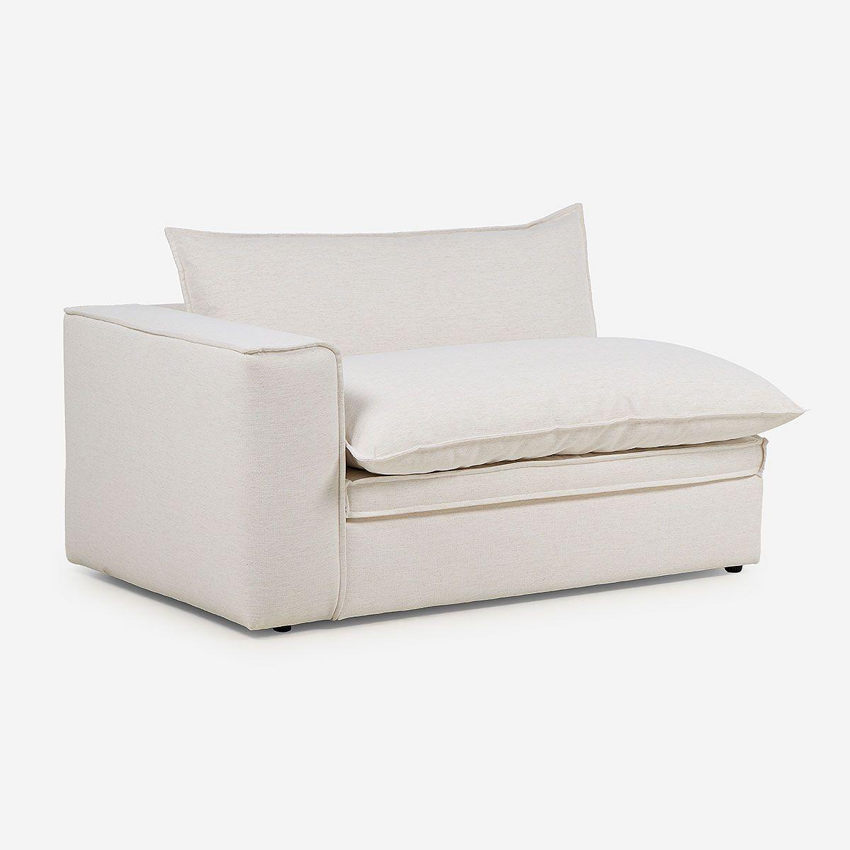 Sofá Modular Tizimin Tela Crudo Talla L-8